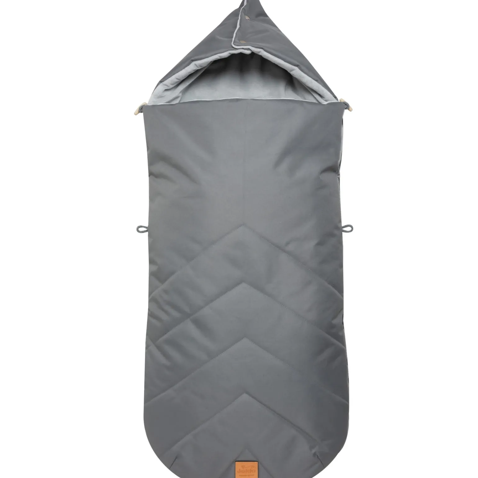 Zimowy śpiworek dziecięcy XL – do wózka, gondoli i sanek - GREY WINTER