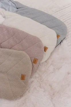 Zimowy, uniwersalny śpiworek dziecięcy Boucle do wózka, gondoli, sanek - Pink